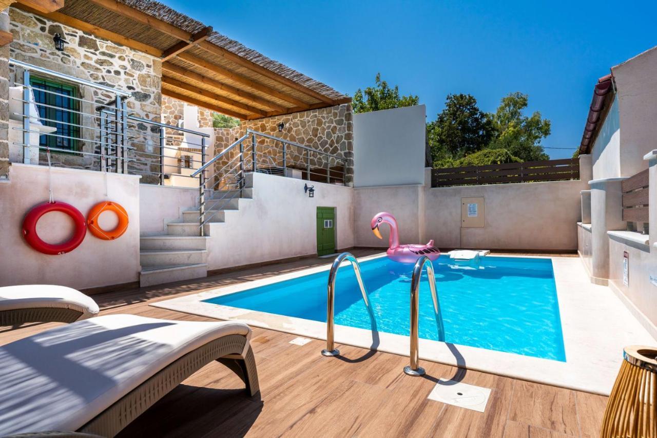 Aggel'S House - Stone House - Private Pool - Courtyard - Countryside Views Villa Kato Episkopi Exterior photo