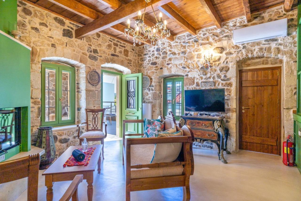 Aggel'S House - Stone House - Private Pool - Courtyard - Countryside Views Villa Kato Episkopi Exterior photo